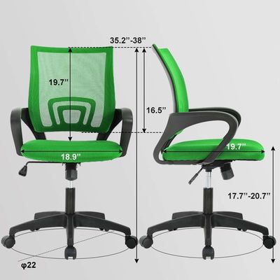 ALINUNU Navy Green Mesh Computer Chair - идеальный выбор для исполнительных и внутренних офисов