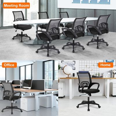Механизм бабочки ALINUNU Mesh Computer Chair с поясничной опорой и металлическим типом
