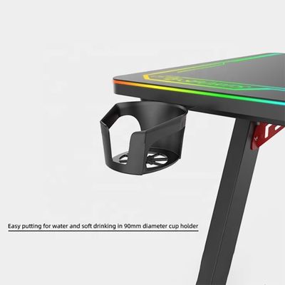 Компьютерный стол для коммерческой мебели с системой освещения RGB и регулируемым дизайном