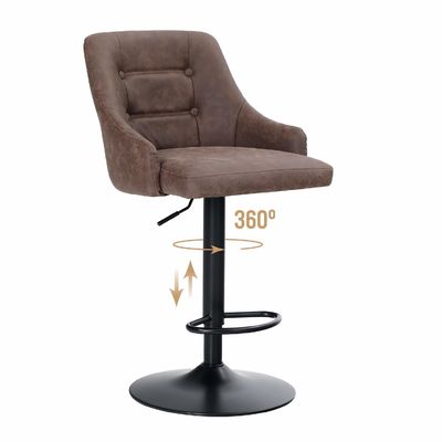 Alinunu Swivel Регулируемый Airlift Счетчик Высоты Бар Стол с подкладкой спины и основания