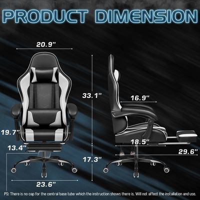 Специальное гоночное игровое кресло Razer с поясничной опорой и синтетической кожей