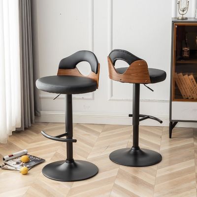 Современный дизайн Barstools Mid Century Регулируемые вращающиеся столбики для кухни острова