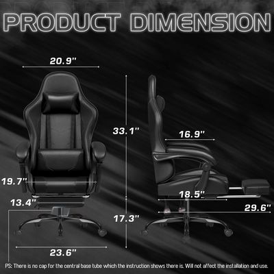 Стиль вращающийся стул с поясничной опорой или игровой комнатой ALINUNU Custom Racing Razer