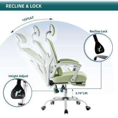 27.56&quot;D x 18.5&quot;W x 47.8&quot;H Back Mesh Rolling Swivel Chair для офисной эргономики