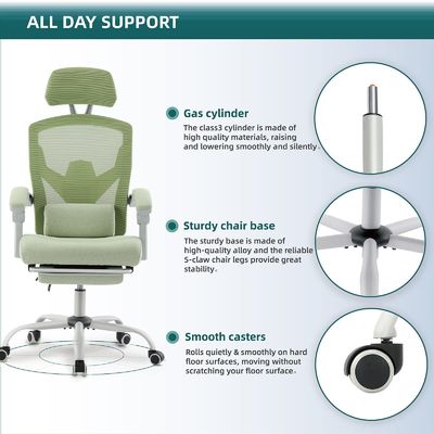 27.56&quot;D x 18.5&quot;W x 47.8&quot;H Back Mesh Rolling Swivel Chair для офисной эргономики
