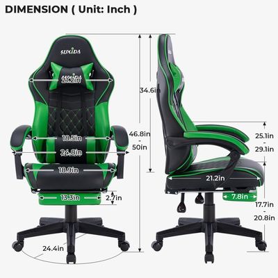 OEM ODM Настройка современного игрового стула Scorpion Кожаный эргономичный вращающийся компьютерный стул