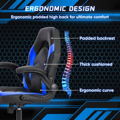 OEM Эргономический вращающийся игровой стул для больших и высоких регулируемый высотой видеоигровой стул