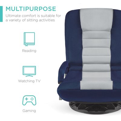 Крутящийся игровой стул ALINUNU 360 градусов многоцелевой стул на полу для просмотра телевизора