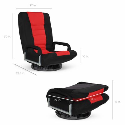 Настраиваемый цветовой вращающийся игровой стул Почтовая упаковка Y 360 градусов Многоцелевой стул