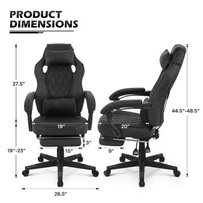 Покупайте игровой стул в ALINUNU Racing Style PU кожа с регулируемой высотой