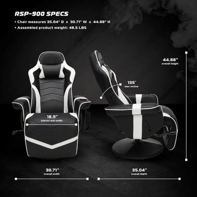 Компьютерное кресло для игр с подставкой для ног от ALINUNU