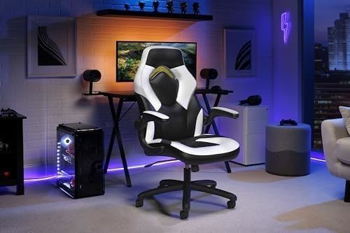 Высокий спинный игровой стул с регулируемой высотой в гоночном стиле 360 вращения для компьютерной игровой комнаты