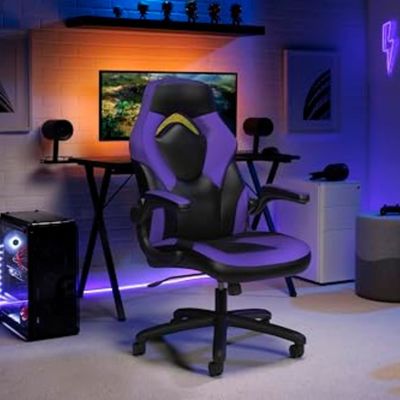 Компьютерная комната для игр Эргономическое игровое кресло высокая спина гоночный стиль 360 вращающийся для ПК-стола