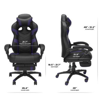 Размеры продукта 21.3&quot;D x 28.1&quot;W x 54.5&quot;H Эргономический стул для взрослых