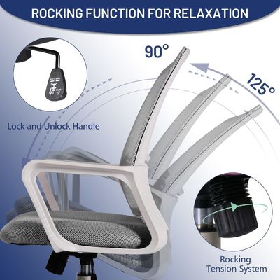 Крутящийся стул для стола Silla Oficina Mesh рабочий стул Эргономический средний спинной для взрослых