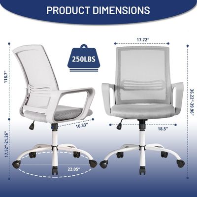 Крутящийся стул для стола Silla Oficina Mesh рабочий стул Эргономический средний спинной для взрослых