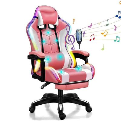 OEM ODM RGB игровой стул с 7 точечными массажными динамиками и настраиваемыми функциями