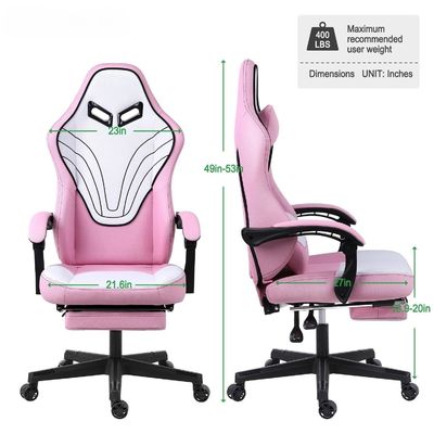 Современный дизайн Синтетическая кожа Эргономическое компьютерное игровое кресло с подложкой ALINUNU