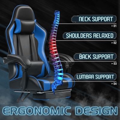 Video Racing Gaming Chair ALINUNU Крутящийся кресло и подголовье Эргономическое компьютерное кресло