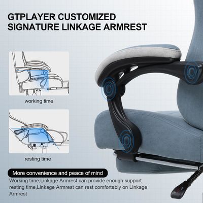 ALINUNU High Back Racing Gaming Chair с регулируемой высотой и функцией вращения 360 градусов