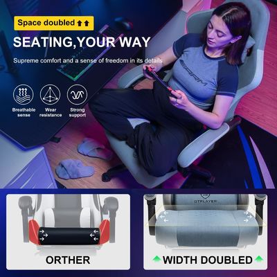 ALINUNU High Back Racing Gaming Chair с регулируемой высотой и функцией вращения 360 градусов