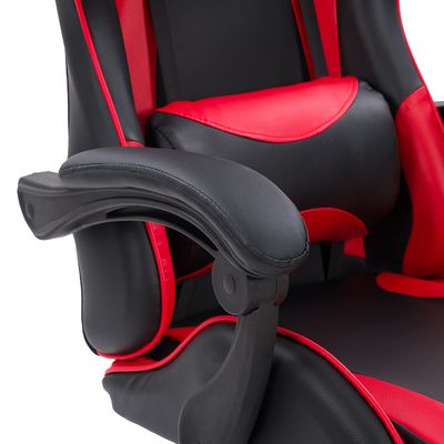 Металлический железный компьютерный игровой стул с подложкой для ног для максимального комфорта и поддержки