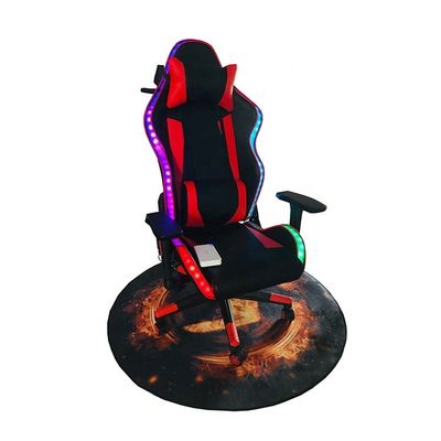 RGB LED игровой стул Удобный и профессиональный вращающийся ролик для коммерческих