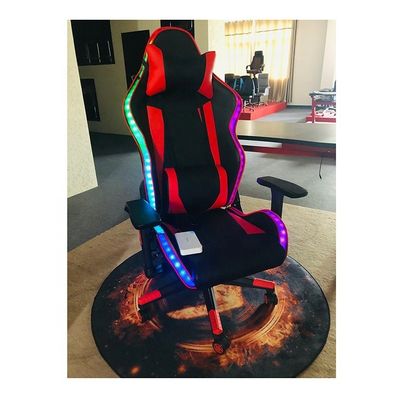 RGB LED игровой стул Удобный и профессиональный вращающийся ролик для коммерческих