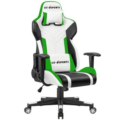 Y Mail Packing Executive Swivel Leather Office Chair с поясничной опорой и подголовком