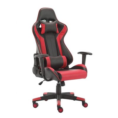 Игровой стул из синтетической кожи 2022 года с колесами PC Gamer Racing