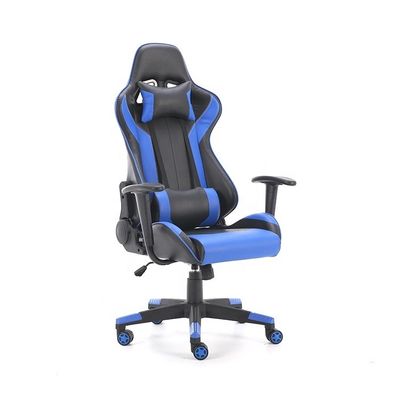 Игровой стул из синтетической кожи 2022 года с колесами PC Gamer Racing