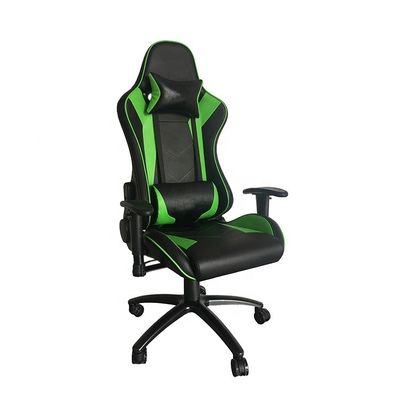 Офисная мебель Зеленый эргономичный вращающийся игровой стул с регулируемой подлокотником и высотой