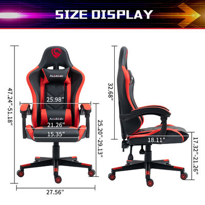ALINUNU PC Gamer Chair Ergonomic PU Leather Swivel Gaming Chair с 3 100 мм газовым подъемником