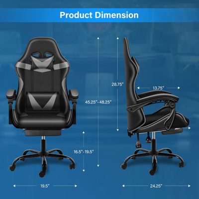 Прямая продажа игрового стула с регулируемыми функциями 21&quot;D x 46&quot;W x 23&quot;H Mail Packing Y