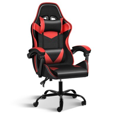 Синтетическая кожаная гоночная стул для компьютерных игр с регулируемым вращающимся весом 25,3 фунта