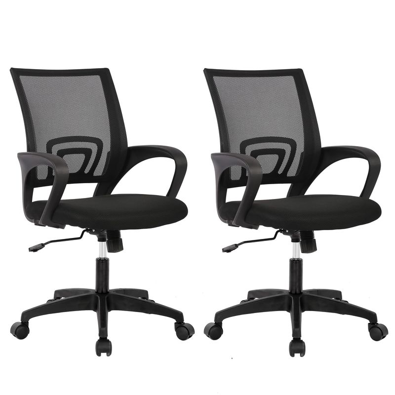 Механизм бабочки ALINUNU Mesh Computer Chair с поясничной опорой и металлическим типом