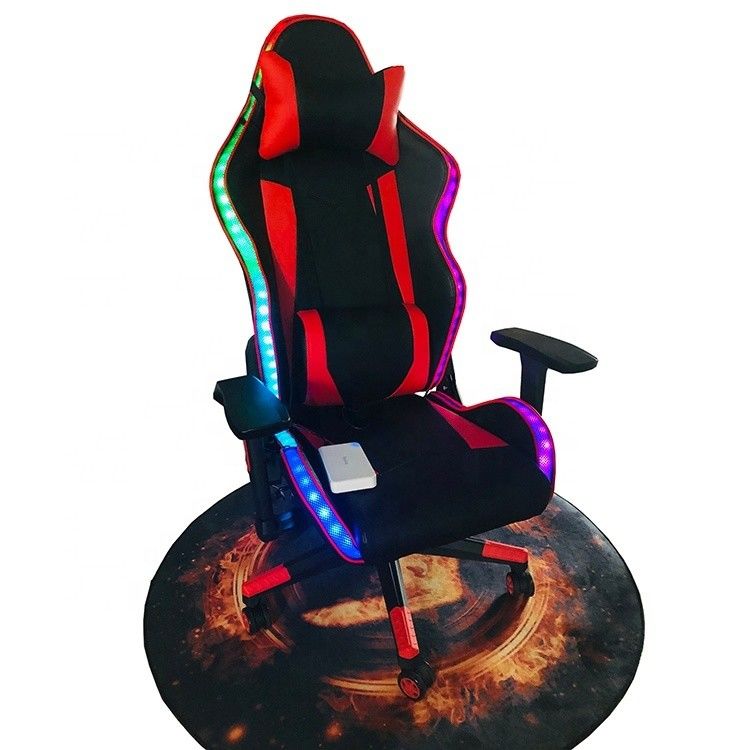 RGB LED игровой стул Удобный и профессиональный вращающийся ролик для коммерческих