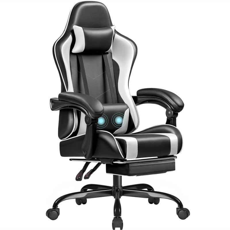 Регулируемый стул для видеоигр высотой 18,5 &quot;D x 20,9&quot; W x 50,4 &quot;H