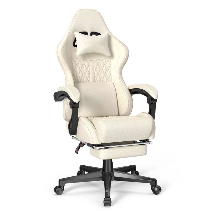 Современный дизайн игрового стула с винтажным PU кожи и массаж 19&quot;D x 27&quot;W x 50&quot;H